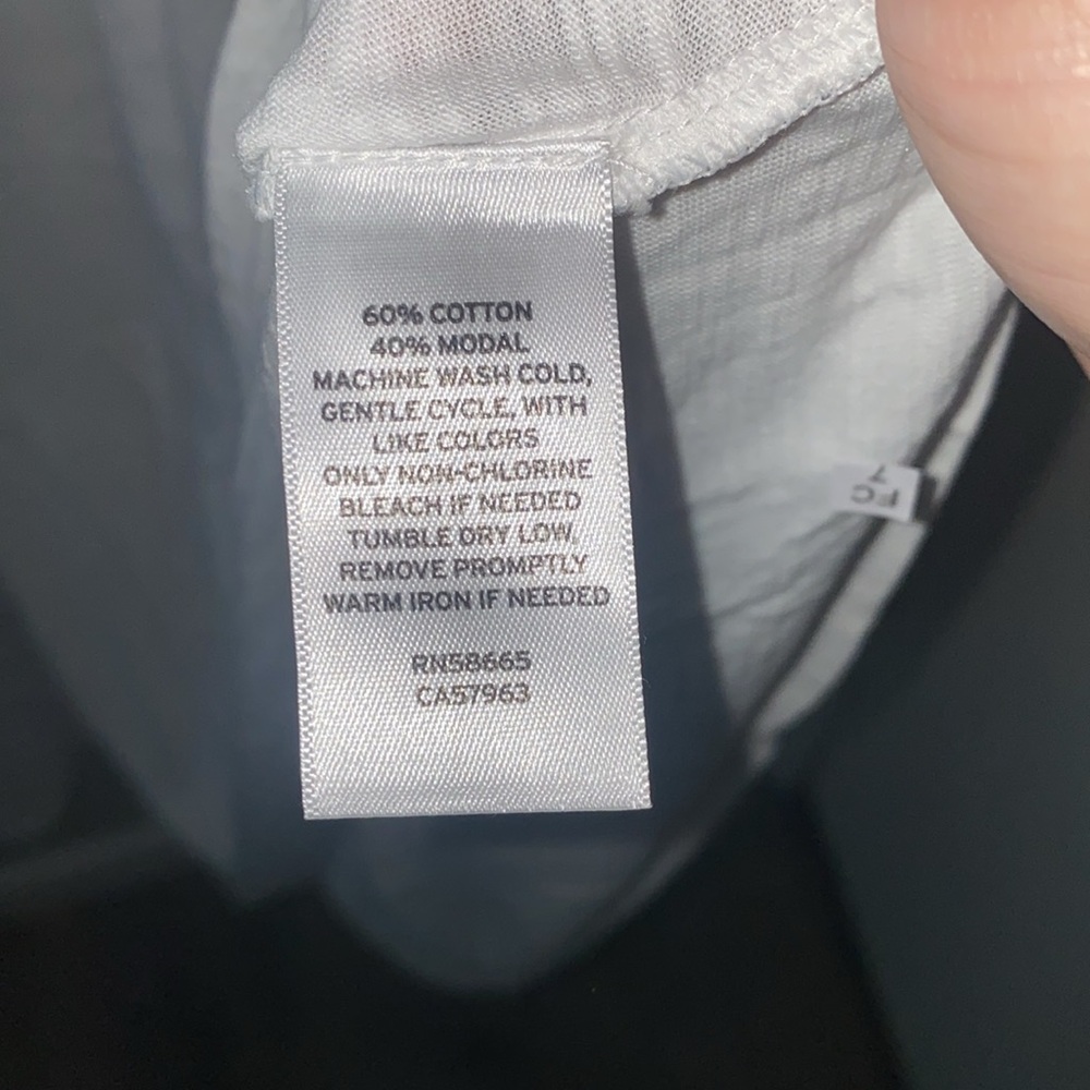 NWT Caslon White Tiered Maxi Dress or Cover Up - Picture 5 of 5